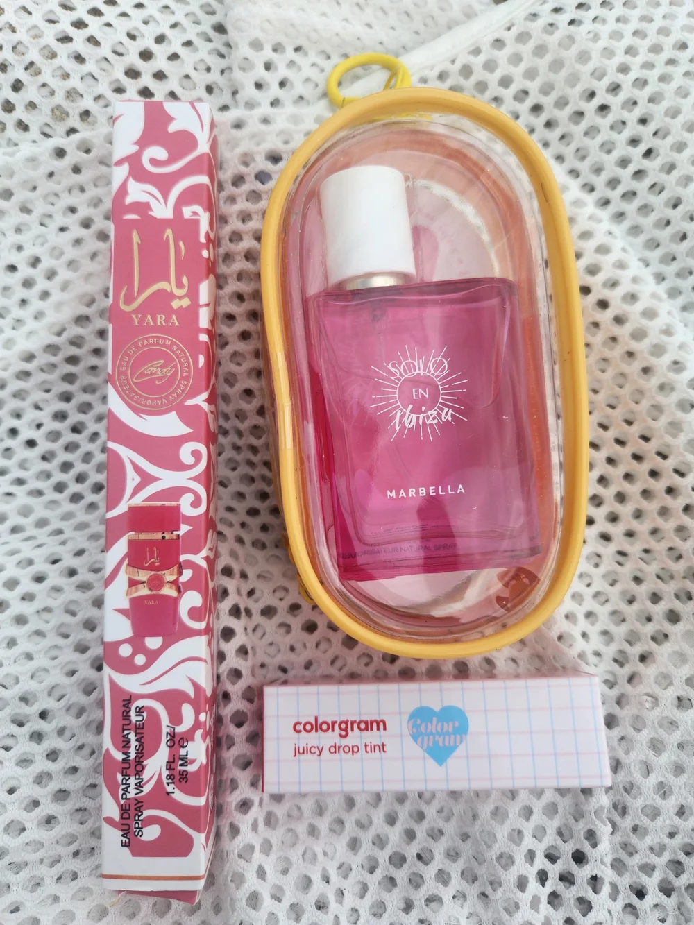 3pc: Empty Yara, Empty Sol in Ibiza Marbella & Colorgram Juicy Drop Tint NIB
